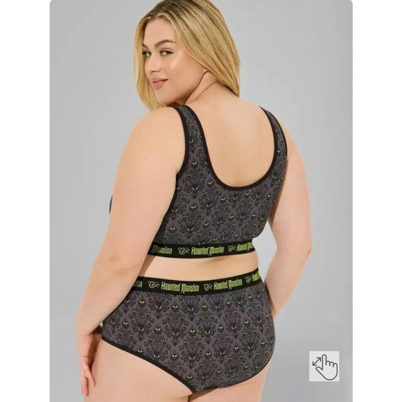 Disney Haunted Mansion Mid-Rise Cotton Cheeky Panty Size 3 Torrid 22/24 NEW NWT - Picture 2 of 4